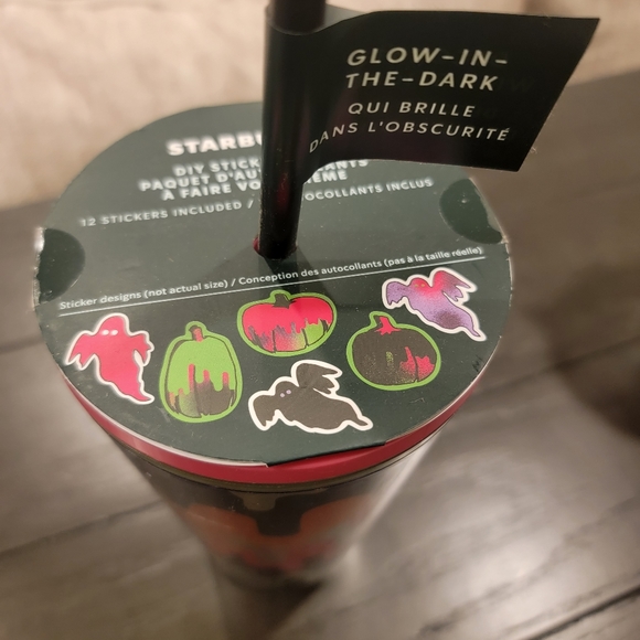 Halloween Starbucks Glow in the Dark Cup 16 oz - Picture 3 of 3